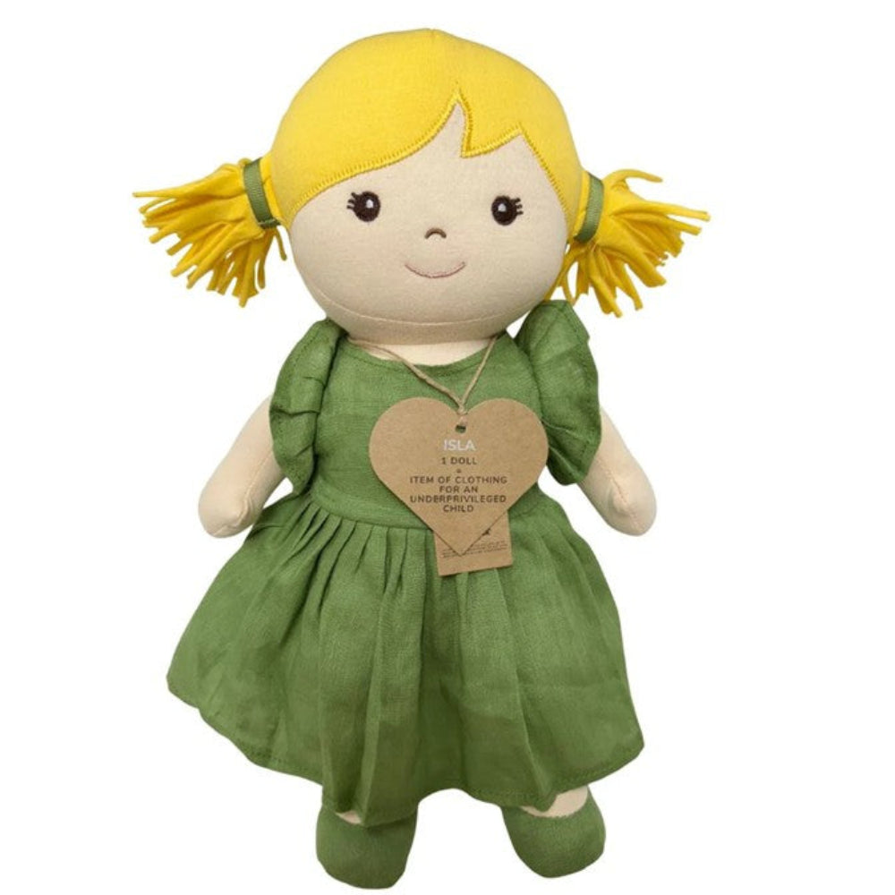 The Giving Mission Isla Rag Doll - Clothing for the Underprivilged