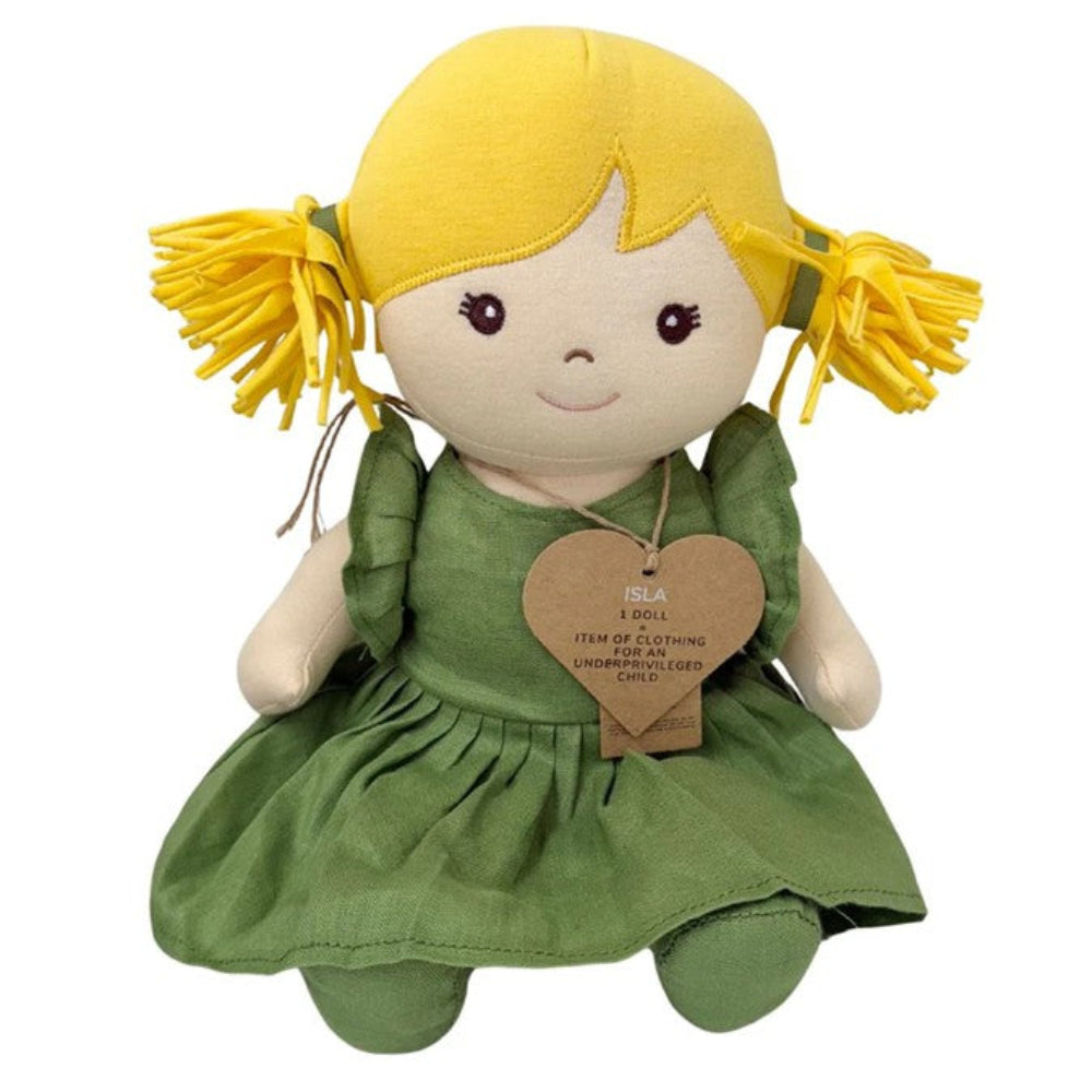 The Giving Mission Isla Rag Doll - Clothing for the Underprivilged