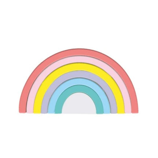 Playground Silicone Rainbow Puzzle - Sorbet