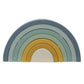 Playground Silicone Rainbow Puzzle - Steel Blue