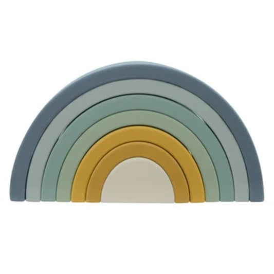 Playground Silicone Rainbow Puzzle - Steel Blue