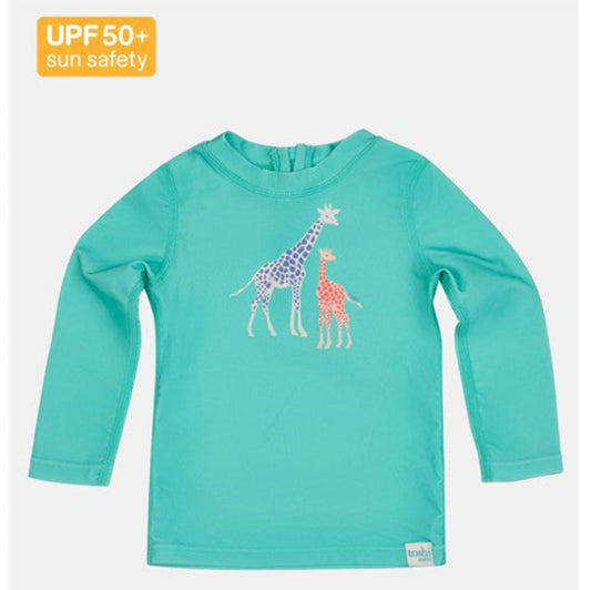Toshi Swim Rashie Long Sleeve Splash - Congo Seagrass