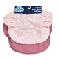 Big Softies Recycled Frill Bib - Rose 2 pk