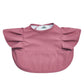Big Softies Recycled Frill Bib - Rose 2 pk