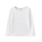 Cracked Soda Ribbed Fleece Top - Cream White