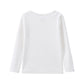 Cracked Soda Ribbed Fleece Top - Cream White
