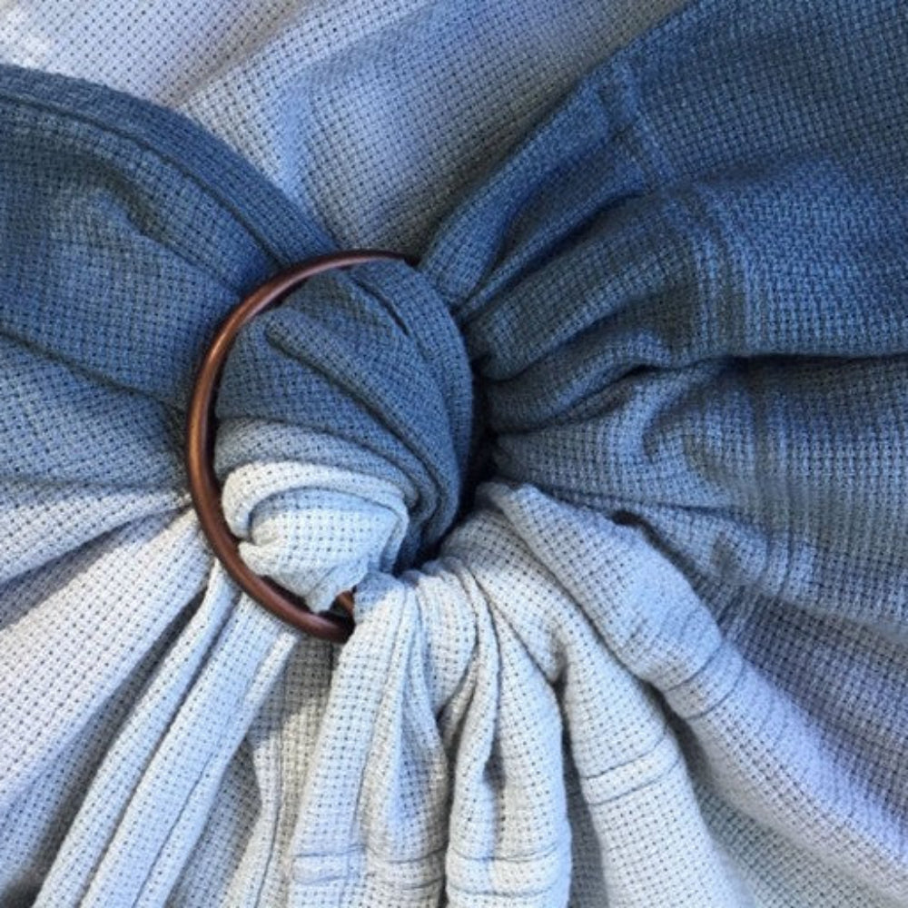 Hug a Bub Organic Ring Sling - Ombre Dusk Mesh