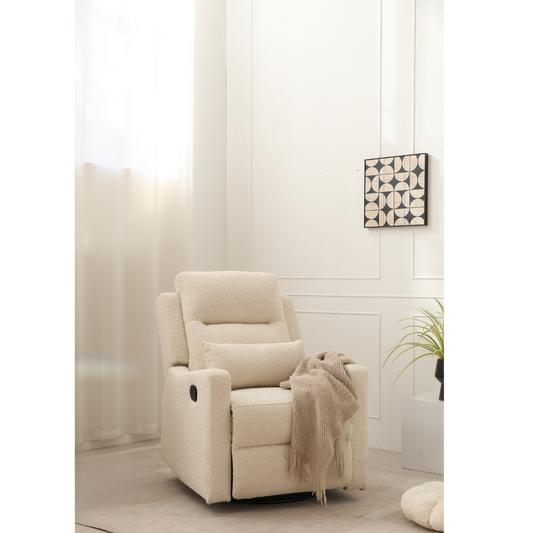 Cocoon Rio Glider Chair - Sandstone Boucle