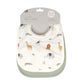 All4Ella Roll Neck Bib 2 Pk - Wild Animals
