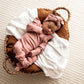 Snuggle Hunny Kids Rose Ribbed Topknot
