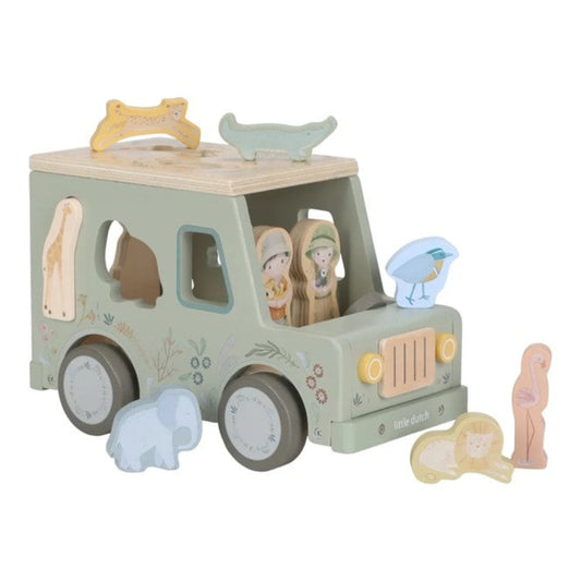 Little Dutch Safari Friends Shape Sorter Safari Car