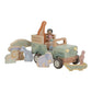 Little Dutch Safari Friends Wooden Safari Car with Animals