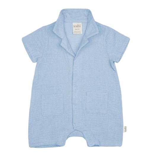 Toshi Sammy Baby Romper - Dusk
