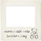 Dakota Baby Photo Frame - Saturdays Child
