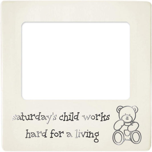 Dakota Baby Photo Frame - Saturdays Child