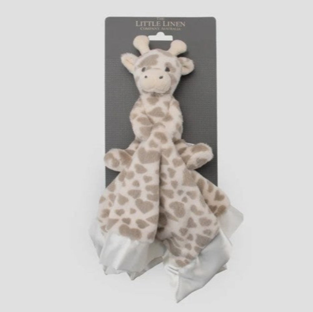 Little Linen Security Blankie - Savanna Giraffe