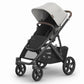 UPPAbaby VISTA V3 with Bassinet - Pearl Grey Jacquard - Savannah + Free Upper Adapters