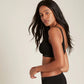 Boody Seamfree Crop Bra - Black