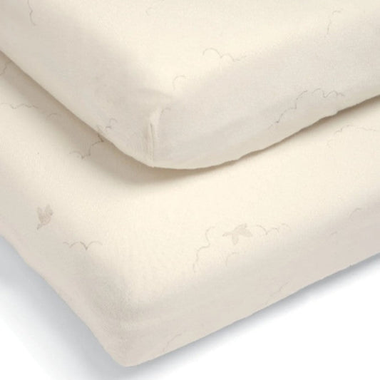 Mamas & Papas Cot Fitted Sheet - 2 pk - Duckling