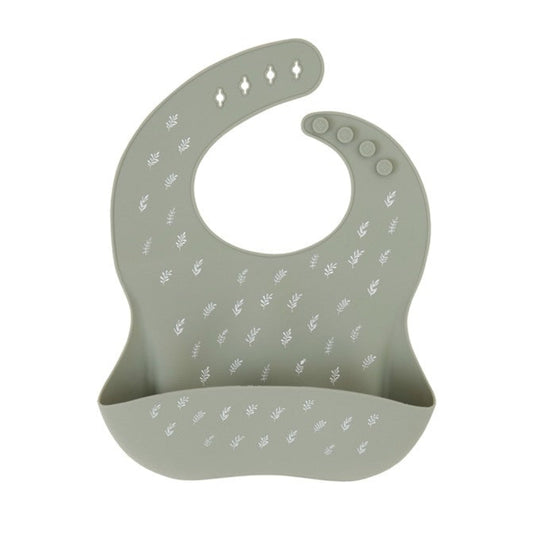 All4Ella Silicone Catch Bib - Olive