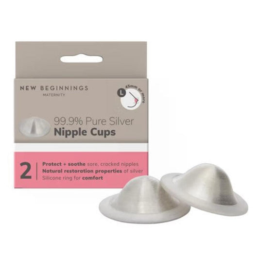 New Beginnings Silver Nursing Cups