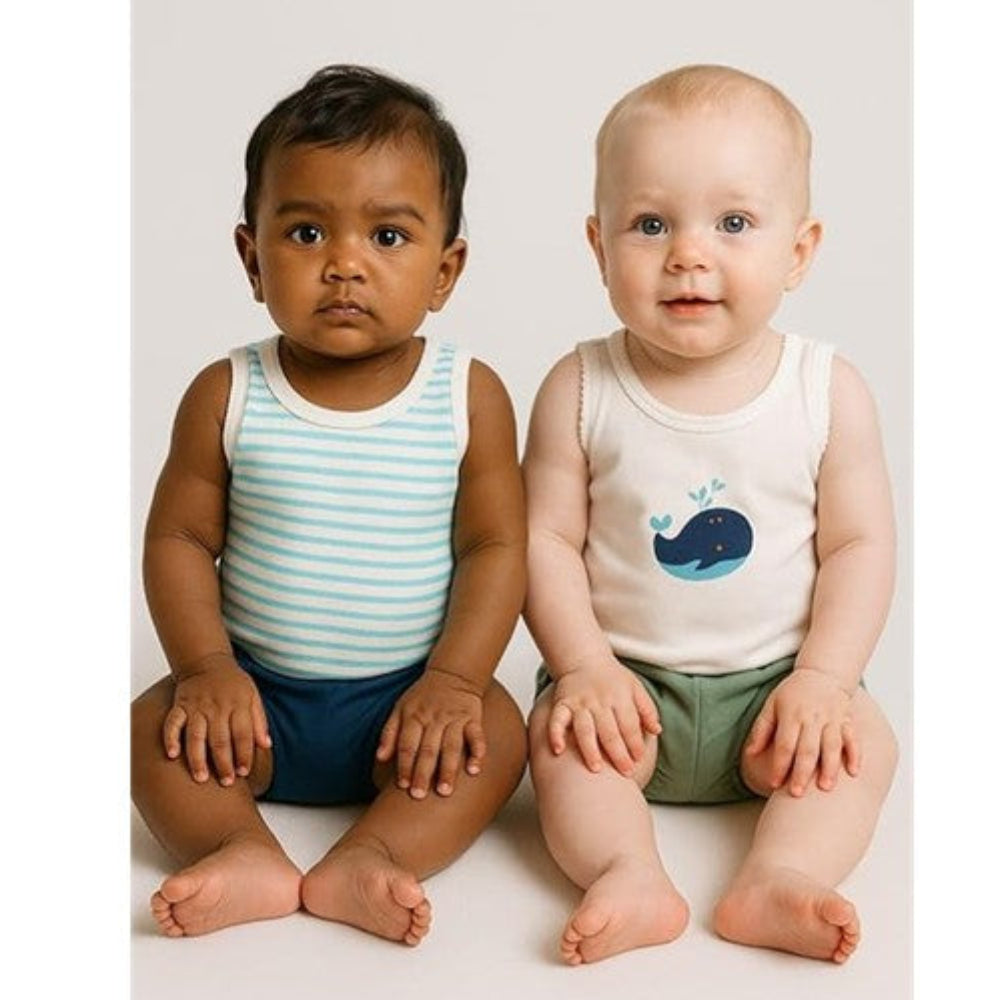 Big Softies Organic Cotton Singlets - 5 pk - Boys