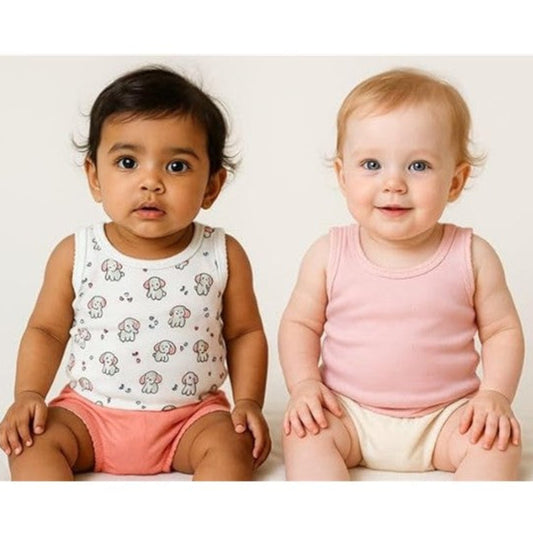 Big Softies Organic Cotton Singlets - 5 pk - Girls