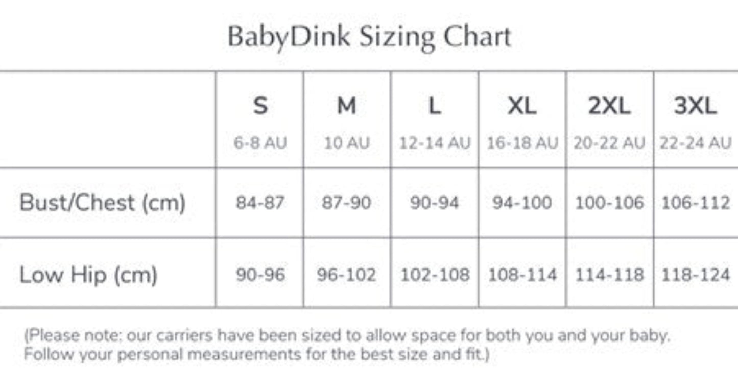 BabyDink Pocket Organic Carrier - Black