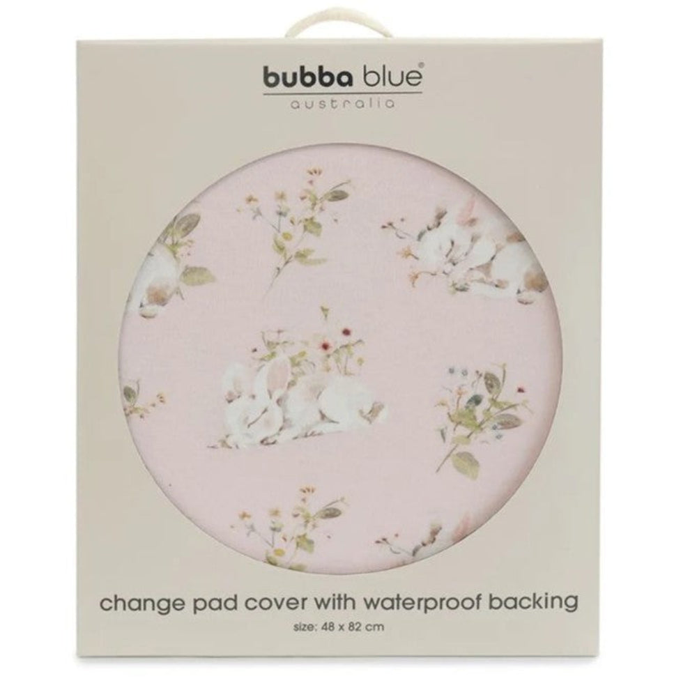 Bubba Blue Change Mat Cover - Sleeping Bunny