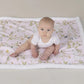 Bubba Blue Reversible Cuddle Blanket - Sleeping Bunny