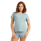 Boody Goodnight Sleep Tee - Mineral Blue