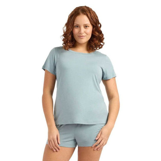 Boody Goodnight Sleep Tee - Mineral Blue