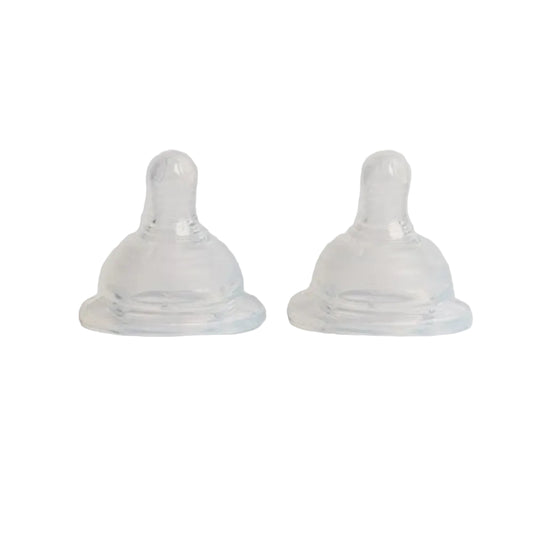 New Beginnings Smooth Flow Anti Colic Teats - Twin Pack