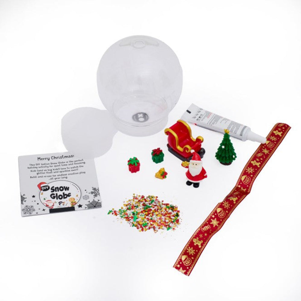 Jellystone DIY Christmas Snow Globe - Santas Sleighride