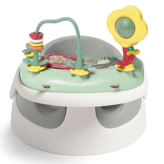 Mamas & Papas Snug Floor & Booster Seat with Play Tray - Pebble Grey
