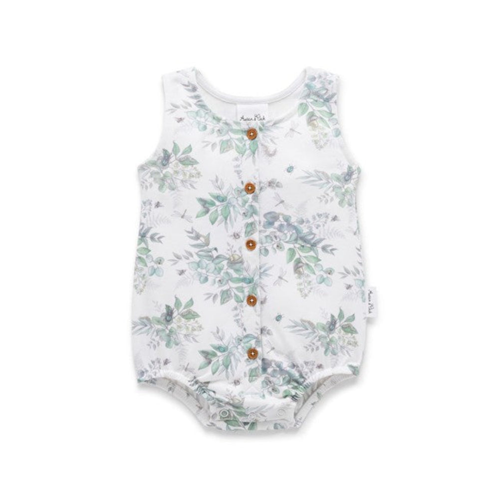 Aster + Oak Snuggle Bug Bubble Romper