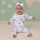 Snuggle Hunny Organic Snugglesuit Convertible Romper - Dog Park