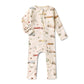 Snuggle Hunny Organic Snugglesuit Convertible Romper - Vintage Cars
