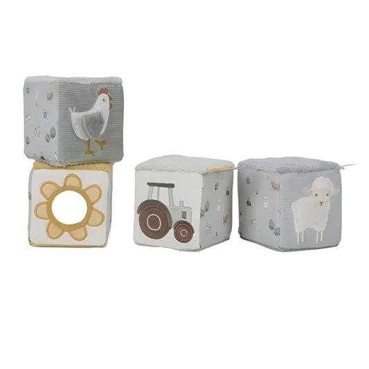 Little Dutch Little Farm 4 Soft Blocks
