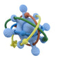 Koala Dream Silicone Sensor Space Rattle Teether - Blue