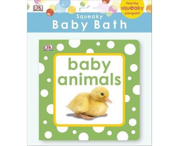 Squeaky Baby Bath Book - Baby Animals