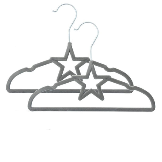 Living Textiles Coat Hanger 6 Pk - Grey