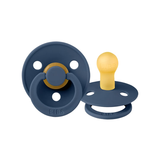 Bibs Soothers 2 pk - Steel Blue