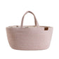 Living Textiles Cotton Rope Storage Caddy - Pink