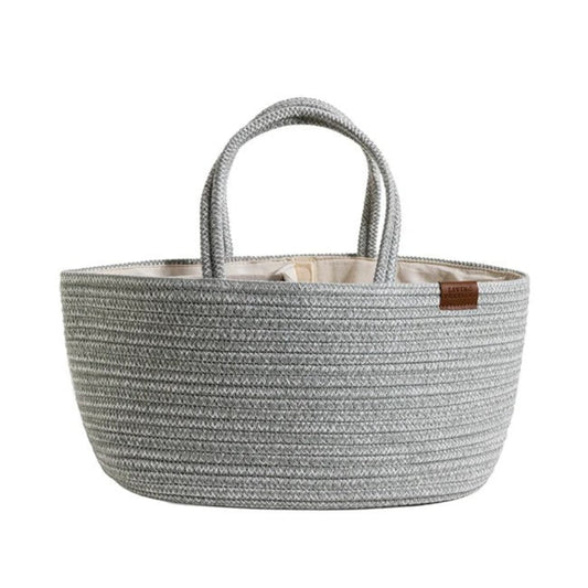 Living Textiles Cotton Rope Storage Caddy - Sage