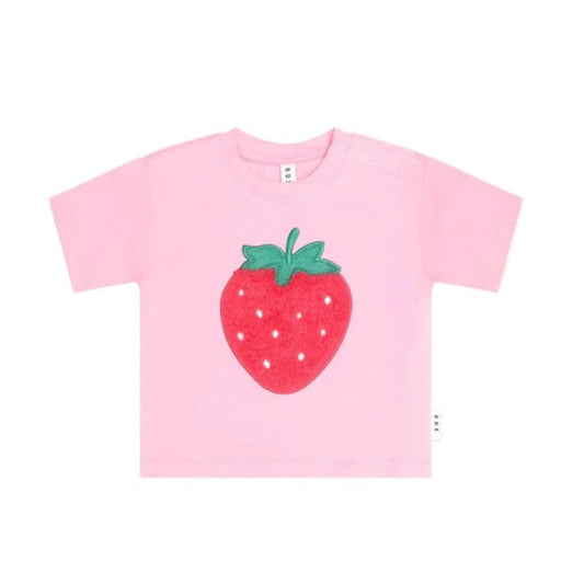 Huxbaby Furry Strawberry Slouchy Tee
