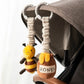 Living Textiles Stroller Toy 2pk - Bee and Honey Pot