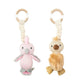 Living Textiles Australiana Stroller Toy 2pk - Galah and Emu