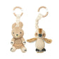 Living Textiles Australiana Stroller Toy 2pk - Kookaburra and Kangaroo