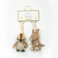 Living Textiles Australiana Stroller Toy 2pk - Kookaburra and Kangaroo